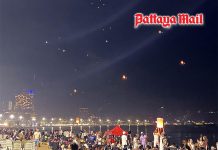 Flying lanterns light up Pattaya’s New Year sky and expose a failure of enforcement