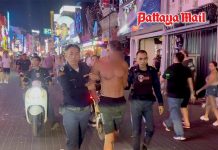 British tourist arrested after assaulting ride-hailing driver near Pattaya Walking Street