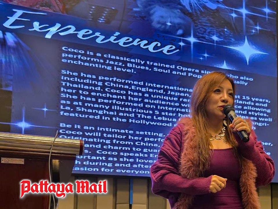 International vocalist Coco Zhu captivates her Pattaya City Expats Club audience