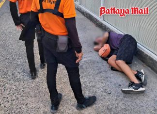 Sleeping by the road raises safety concerns in Jomtien