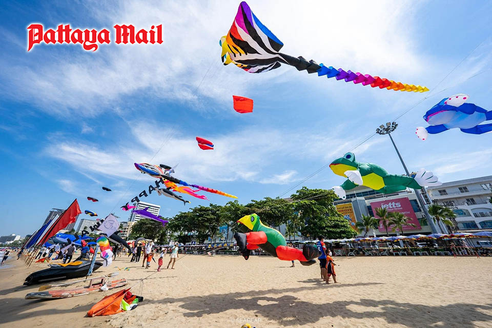 Winds of wonder hit Pattaya Beach with International Kite Festival Feb 25 – March 1