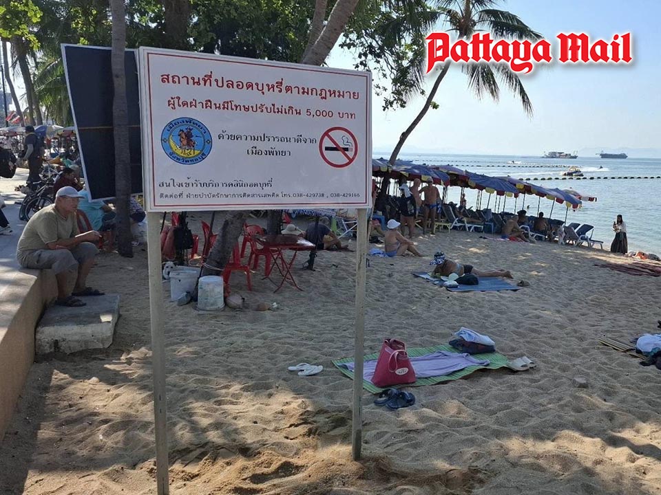 Smoke-free beaches in name only Pattaya residents demand real enforcement