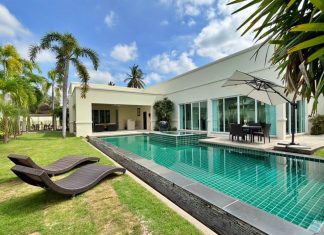 (House for Rent)-The Vineyard Phase 2 – 4 bed 5 bath in East Pattaya