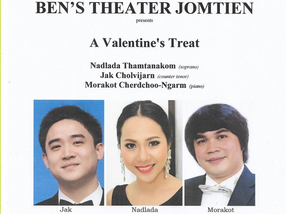 Ben’s Theater Jomtien presents A Valentine’s Treat