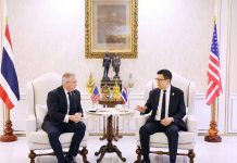 Thailand, US reaffirm economic partnership in high-level talks at Finance Ministry