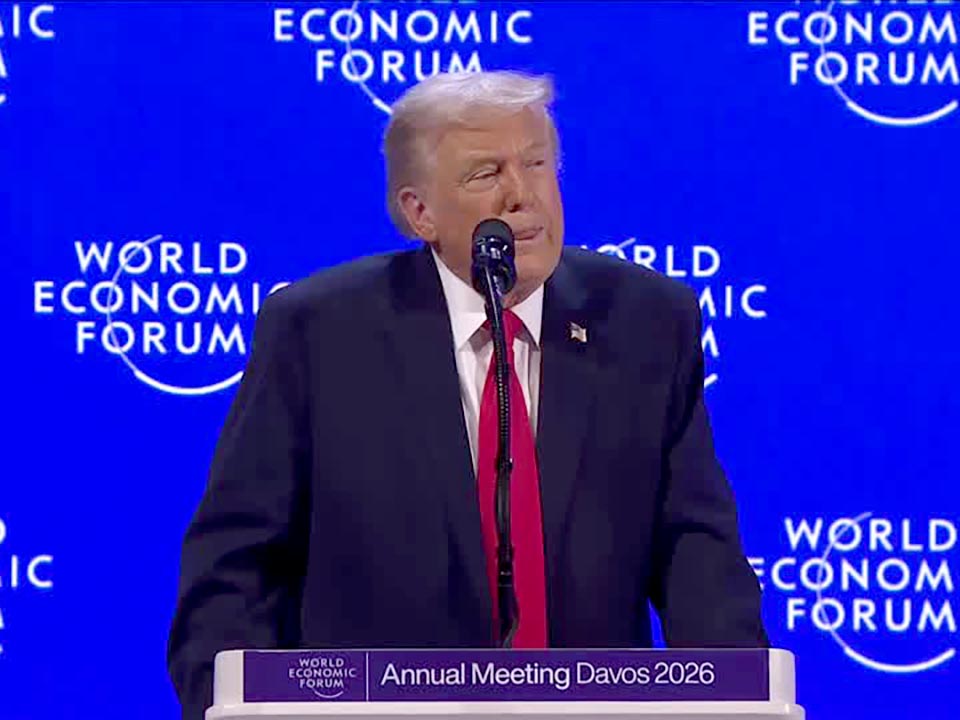 Trump rules out military action on Greenland, drops tariff threats at Davos