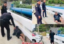 Pattaya officers respond after man found unconscious on bridge