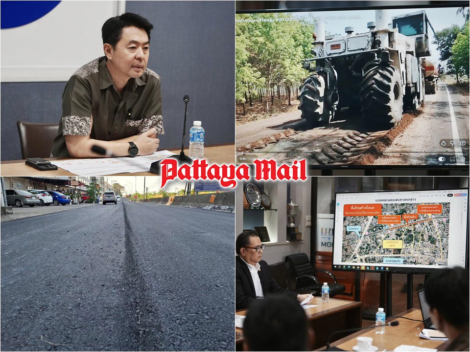 Pattaya to close west railway parallel road for recycling-based resurfacing from February 5
