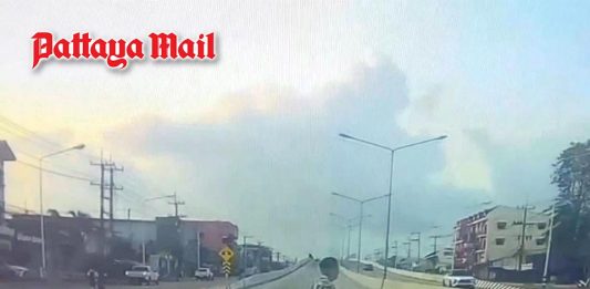 Dashcam captures shocking moment sedan hits 83-year-old woman crossing bridge in Sattahip