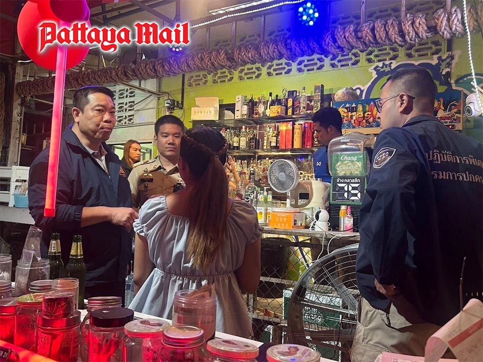 Special operation uncovers illegal karaoke venue exploiting a minor in Pattaya