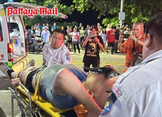 Man arrested after foreign tourist stabbed inside convenience store in Pattaya