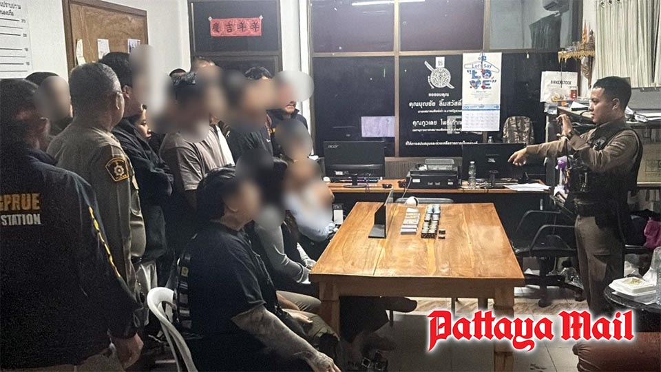 Police raid poker den in Pattaya, arrest 14 gamblers