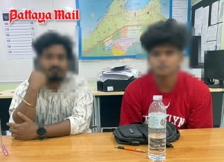 Pattaya Police arrest two Indian nationals in alleged beachside human trafficking case