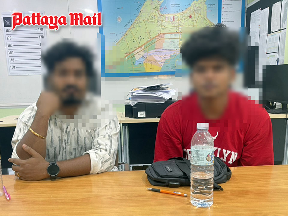 Pattaya Police arrest two Indian nationals in alleged beachside human trafficking case