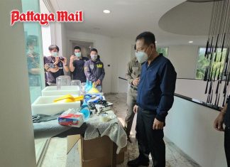 Chonburi Governor inspects suspected chemical lab linked to Chinese nationals in Pattaya