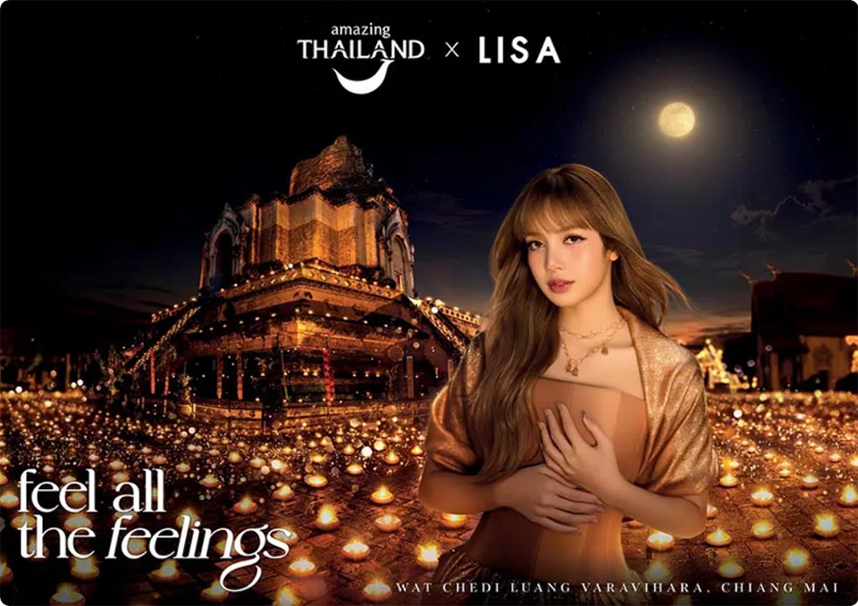 Discover Thailand’s iconic places through LISA’s journey