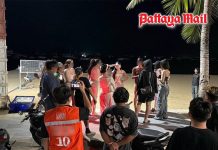 Clash among transgender groups over missing phone draws crowds of tourists at Walking Street Pattaya