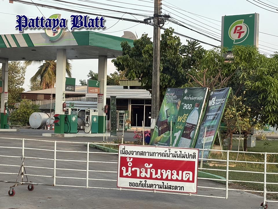 Panikartiger Benzinkauf trifft Teile Thailands – Tankstellen in Pattaya bleiben vorerst ruhig