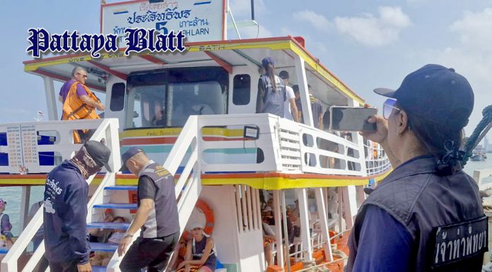 Pattaya verstärkt Sicherheit an Land und auf See