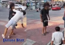 Mann schlägt anderen wegen Urinierens auf Pattaya-Straße – Aufruf zu öffentlichem Respekt