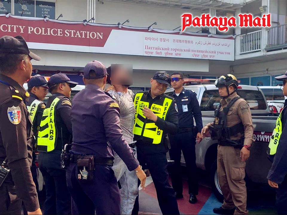 Good Samaritan gesture turns chaotic as intoxicated foreigner lashes out on Pattaya Walking Street