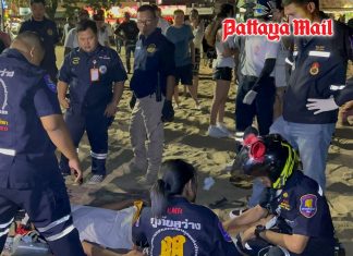 Teen nearly drowns during birthday celebration at Pattaya Beach