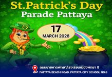 Pattaya to host St. Patrick’s Day parade along beach road on March 17