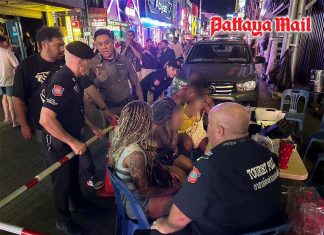 Pattaya Walking Street brawl raises questions over who the tourists really were