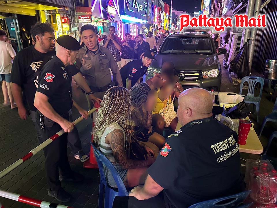 Pattaya Walking Street brawl raises questions over who the tourists really were