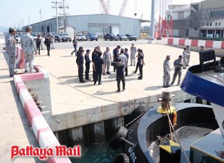 Royal Thai Navy intercepts suspected illegal fuel smuggling vessel in upper Gulf