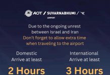 Suvarnabhumi issues passenger advisory amid Israel–Iran unrest