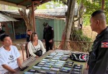 Royal Thai Navy arrests two in border cyber scam operation, seizes 64 phones