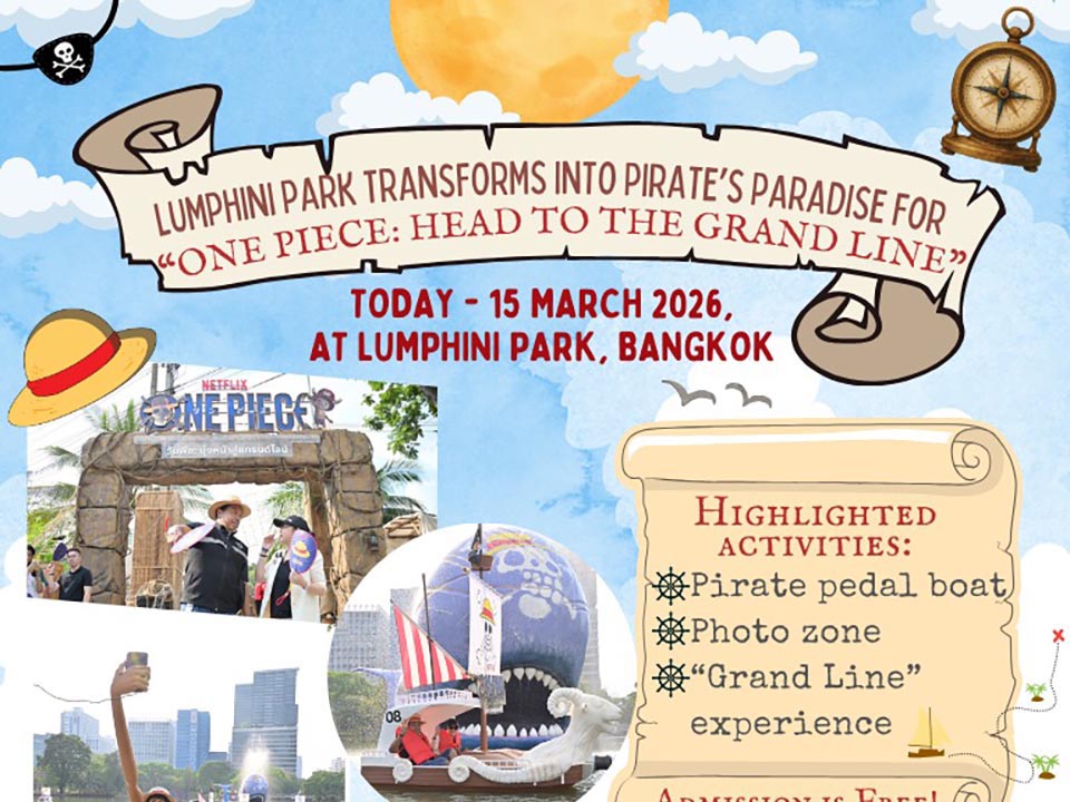 Bangkok’s Lumphini Park turns into pirate playground for One Piece Grand Line event