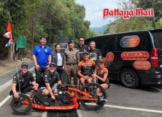 TAT and AFS Thailand celebrate completion of Jimmy Pelletier’s 47-day handcycle world tour stage in Kingdom