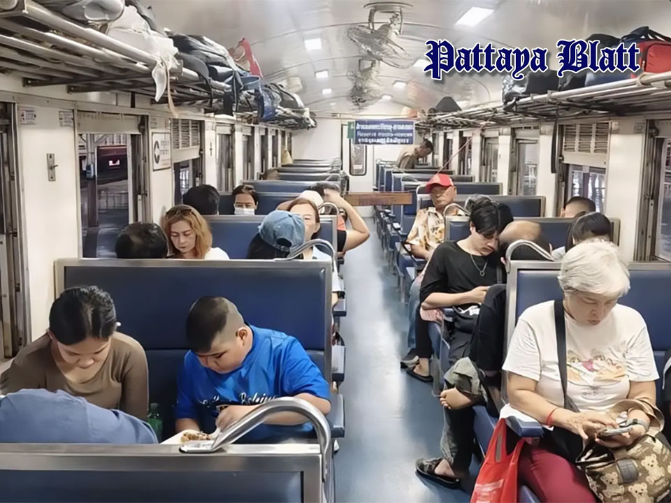 Bahnverkehr in Thailand boomt zu Songkran – über 1,2 Millionen Fahrten an einem Tag