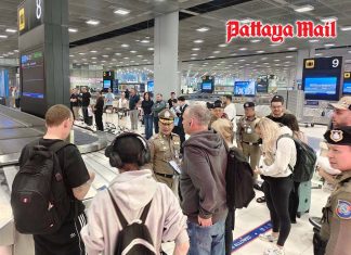 High visibility policing at Bangkok Airport aims to reassure Songkran visitors