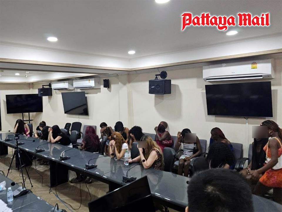 Pattaya beach prostitution sweep leads to arrests, visa bans and deportation of 16 foreign women