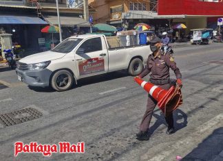 Pattaya declares war on cones and chairs blocking public roads