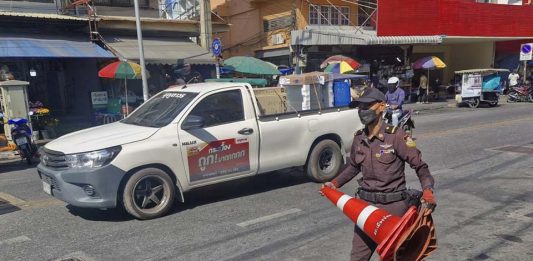 Pattaya declares war on cones and chairs blocking public roads