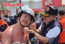Helmets save lives as Pattaya Songkran safety drive intensifies
