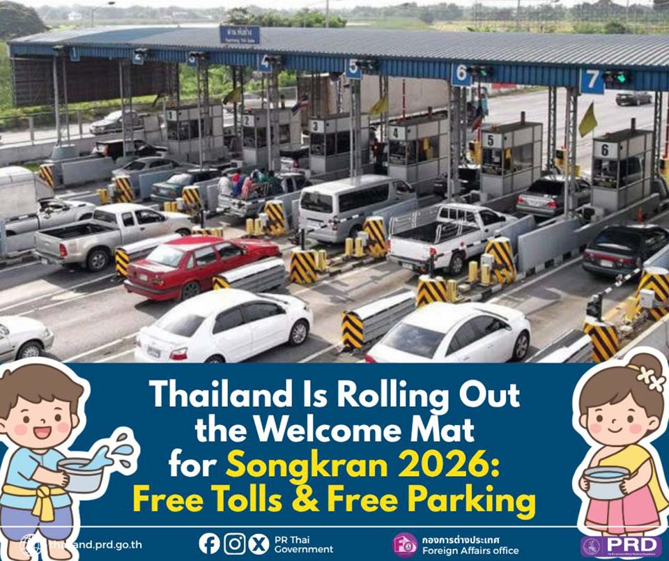 Going somewhere this Songkran enjoy free Pattaya tolls and easy travel across Thailand