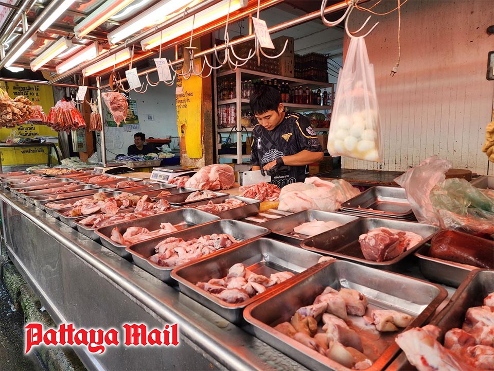 Pork prices keep climbing as Pattaya shoppers cut back on spending