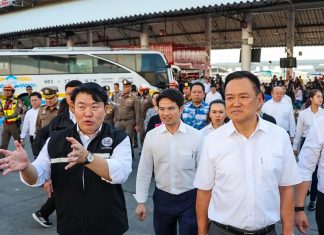 Anutin inspects Krung Thep Aphiwat Station ahead of Songkran travel rush