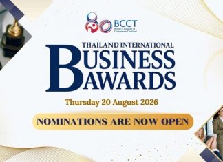 Sponsorship Opportunities Now Open for BCCT Thailand International Business Awards (TIBA) 2026