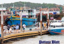 Starke Regenfälle und raue See treffen Pattaya, während Monsunsystem über Thailand zieht