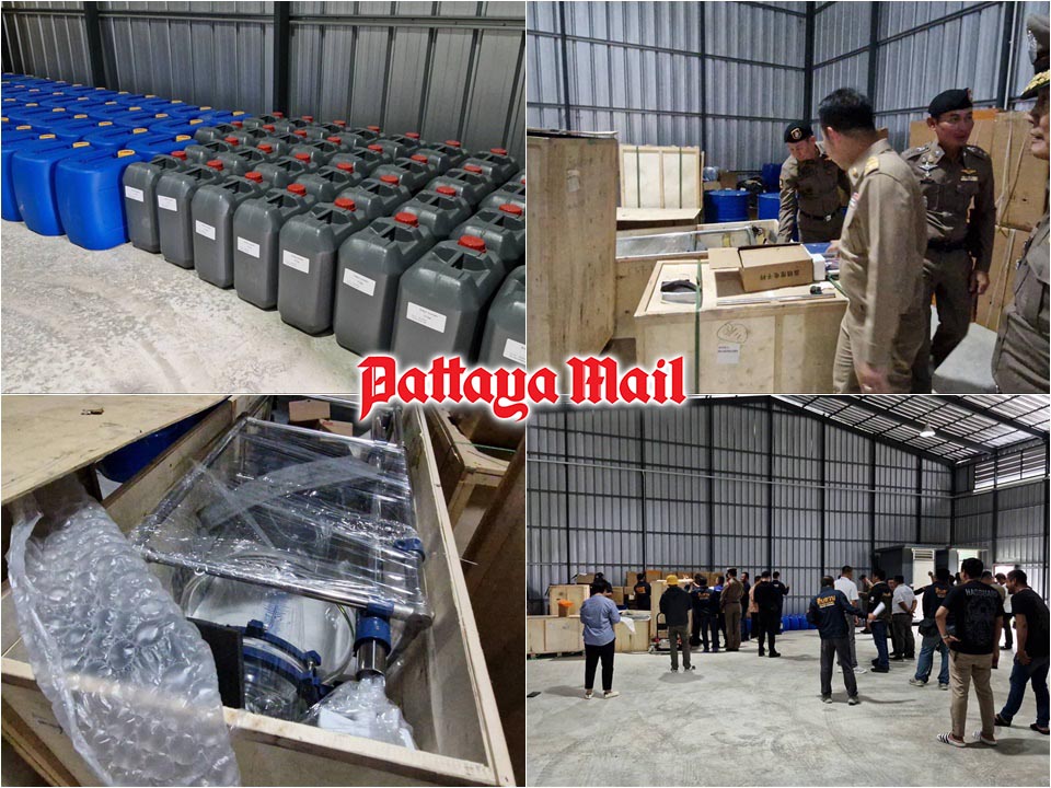 Chinese 'Zombie Vape' chemical lab raided near Pattaya - Pattaya Mail