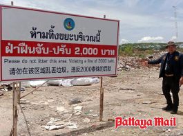Jomtien battles illegal dumping as waste keeps piling up despite warning signs