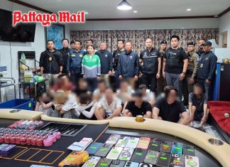 Chinese gamblers leap from second floor as Pattaya poker den raided