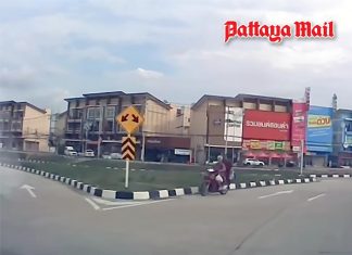 Wrong-way horror caught on camera as Pattaya–Jomtien traffic safety comes under pressure