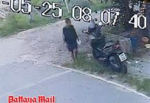 Motorcycle thief leaves clunker behind after stealing newer ride in Pattaya